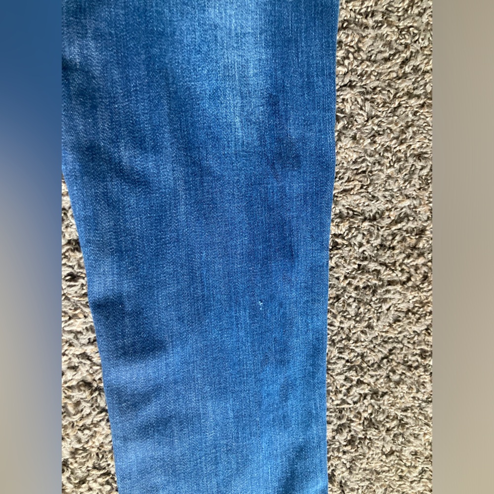 Zara Blue Skinny Jeans with Distressed Details - Picture 8 of 8